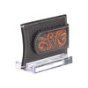 Ariat Leather Card Case Cross Floral Filigree MB