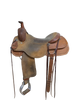 2-1378 17 inch Used Circle Y Dodge Cowhorse Western Saddle Wide Tree