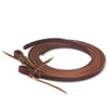 Professional’s Choice 5/8 inch harness leather Western split reins in brown.