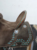 13.5 Inch Used Whinney Wear Western Barrel Saddle 1068-11212