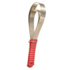 Tough1 double shedding blade red handle metal horse grooming tool for removing loose hair