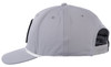 Classic Equine Flag Grey Cap Adult Western Snapback USA Patch