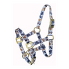 Showman Premium Nylon Halter with Brass Hardware Foal/Mini/Pony Sizes