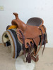 A045-226 16 inch New McCall Mclite Western All Around Saddle Wide Tree