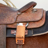 Classic Equine Rope Powder Holder Natural Roughout Leather Holder