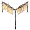 Showman Anaconda Shimmer One Ear Headstall Breastcollar Fringe Set