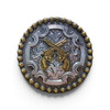 and gold western accent border