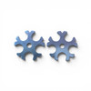 Dutton Bits 5 point western spur rowel replacement in steel with 1 1/4 inch diameter displayed on white background.