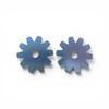 Dutton Bits 10 point western spur rowel replacement in steel with 1 inch diameter displayed on white background.