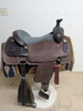 2-1412 17 inch Lightly Used Circle Y Mesquite Western Team Roping Saddle Wide Tree
