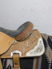 14.5 Inch Used Double J Western Barrel Saddle 1107-11735