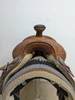 14.5 Inch Used Bobs Custom Reining Western Show Saddle 1111-11784