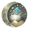 Augus Conchos Turquoise Moon and Stars Concho Chicago Screw