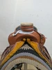 2-1433 16.5 inch Used McCall Mclite Western WoodPost All Around Saddle Wide Tree
