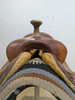 2-1437 15 inch Used Alamo Saddlery Western Trail Saddle