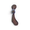 Scott Thomas Saddlery Spur Straps Roughout Latigo Buckstitch