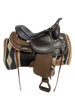 2-1442 16 inch Used Circle Y High Horse Western Willow Springs Trail Saddle Extra Wide Tree