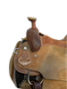 2-1452 15 inch Used Rocking T Western Team Roping Saddle