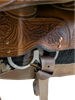 2-1450 17 inch Used Circle Y High Horse Western Mineral Wells Trail Saddle Wide Tree