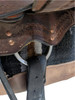 2-1460 14 inch Used Circle Y Saddlery Western Cloverleaf Barrel Saddle Wide Tree