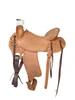WPA239-1026 16.5 inch New McCall Mclite Western WoodPost All Around Saddle Wide Tree