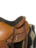 2-1449 16 inch Used Circle Y High Horse Western Oyster Creek Trail Saddle Extra Wide Tree