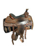 2-1473 15 inch Used SRS Saddlery Western Trophy Team Roping Saddle