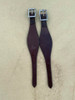 JTI Shaped Leather Hobble Straps Dark Roughout  56-1133-82-0