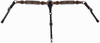Buffalo Leather Vintage Breast Collar with Floral Accents Western Horse Tack 9556