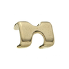 Tough-1 bronze rope clamp heavy duty western tack hardware for securing rope attachment