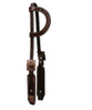 Showman Dark Oil One Ear Headstall w/ Copper Engraved Conchos Western Horse Tack 13087 Showman Dark Oil One Ear Headstall w/ Copper Engraved Conchos Western Horse Tack 13087