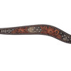 Circle Y Dark Flash Arizona Flower Breast Collar Western Horse Tack 1008-23-SC