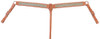 Buffalo Leather Western Breast Collar Rawhide Laced