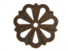 Trigg Leather Filigree Spur Rowel Antique Copper 