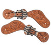 Circle Y Copper Sunflower Spur Straps  Circle Y Copper Sunflower Spur Straps