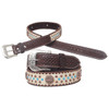 Circle Y Western Belt Dakota Pinwheel Design  Circle Y Western Belt Dakota Pinwheel Design