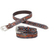 Circle Y Western Belt Bronco Blue Texas Design  Circle Y Western Belt Bronco Blue Texas Design