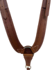 HR Saddlery Heavy Oil Pulling Collar Barbwire Tooled 6060-BW-04