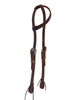 HR Saddlery One Ear Headstall – Dark Oil Leather – Western Star Buckles – 5161-STAR-05