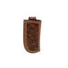 Nocona Knife Sheath Lace Edge Brown