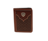 Ariat Bifold Flip Case Wallet BasketWeave Brown Ariat Bifold Flip Case Wallet BasketWeave Brown