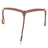Genuine Billy Cook Sheridan Tooled Leather Breast Collar Stainless Hardware