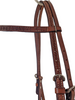 Billy Cook Southwest Tooled Horse Sized Browband Western Headstall