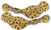 Showman   Sunflower and Cheetah Spur Straps