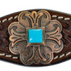 Circle Y Turquoise Roundup Futurity Browband Headstall Premium Leather Western Bridle 1025-09-SC Circle Y Turquoise Roundup Futurity Browband Headstall Premium Leather Western Bridle 1025-09-SC