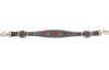 Circle Y Bronco Blue Wither Strap Texas Flower Tooling Western Tack 1006-45-SC