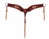 Professional's Choice Arrowhead Collection Breast Collar Tooled Leather 3P6012