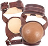 Classic Equine Leather Skid Boot with Nylon Straps Classic Equine Leather Skid Boot with Nylon Straps