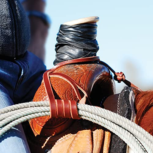 Leather Rope Strap with Button Knot RSLB | Saddle Up Colorado
