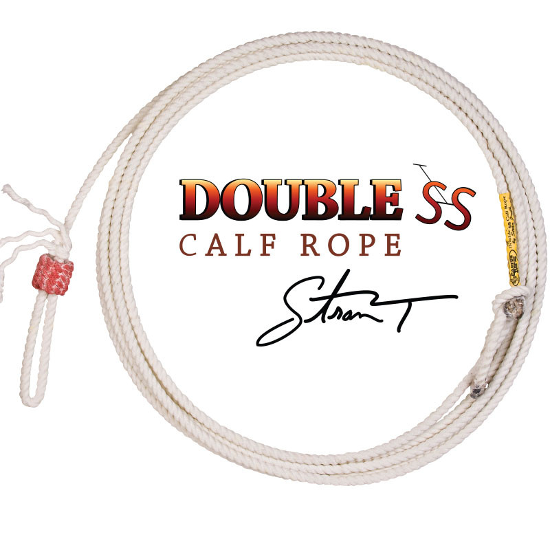 Cactus Ropes Riptide Premium Cactus Ropes Double S 3-Strand Calf Rope – 28ft Performance Rope